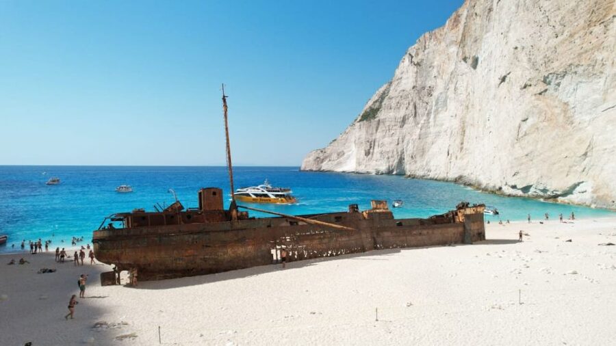 Porto Vromi: Navagio Beach & Blue Caves Private Boat Tour - What the crew adds to the experience