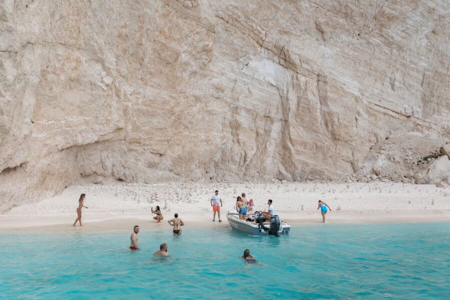 Porto Vromi: Shipwreck, Caves, & White Beach Swimming Cruise - Navagio and the MV Panagiotis wreck