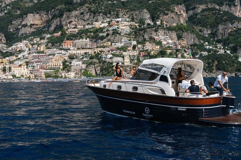 Positano: Amalfi Coast & Emerald Grotto Private Boat Tour - The Fjord of Furore from the water