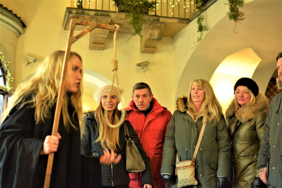Prague: Ghosts, Legends, Medieval Underground & Dungeon Tour - Franz Kafka Square and the former Jewish Ghetto