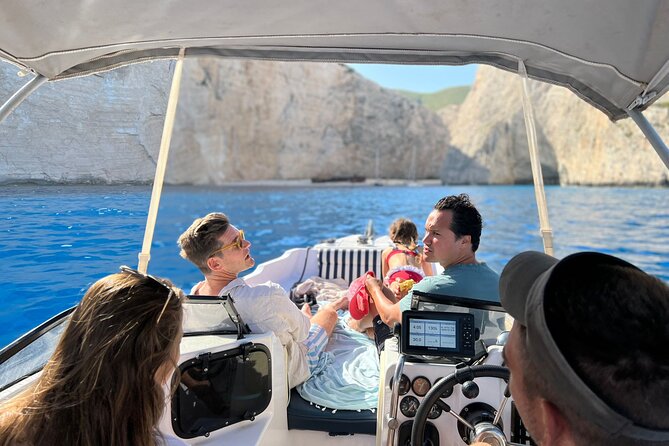 Private 7m 250hp speed boat tour Shipwreck Blue caves up to 8pax - How much value do you get for $722.87?