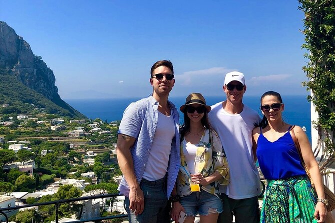 Private Capri Island and Blue Grotto Day Tour from Naples or Sorrento - Augustus Gardens and the Faraglioni view