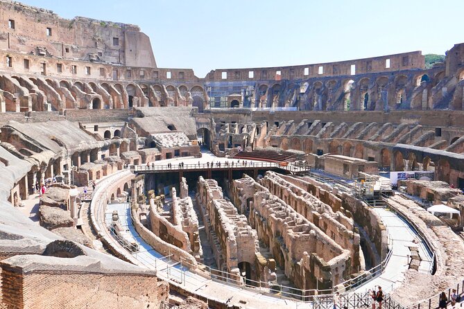 Private Guided Tour of Colosseum Underground OR Arena and Forum - Palatine Hill and the best high view of the ruins