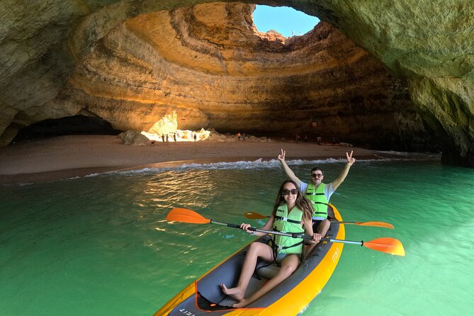 Private Kayak Experience In Benagil Cave with 4K Photos - The first hour along the Algarve cliffs