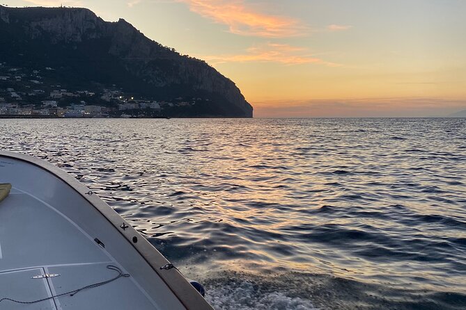 Private Tour of the Island of Capri by Boat and Visit to the Caves - Capri from the water, not from the road