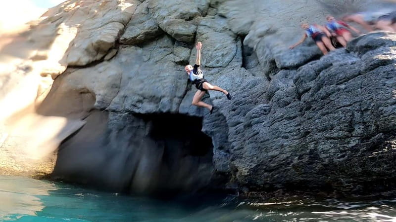 Puerto Mogán: Guided Adventure Kayak Tour in Caves & Snorkel - Cliff jumping is optional, but the approach still matters
