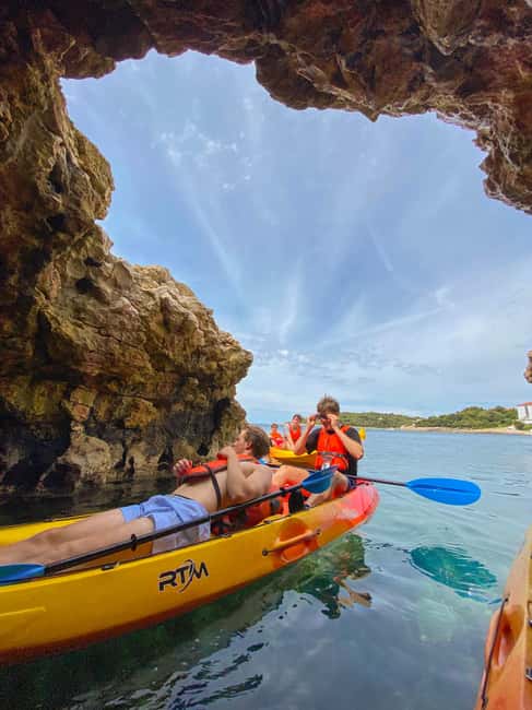 Pula: Cave Kayak Tour, Snorkeling and Island Jumping - Cliff jumping and free time