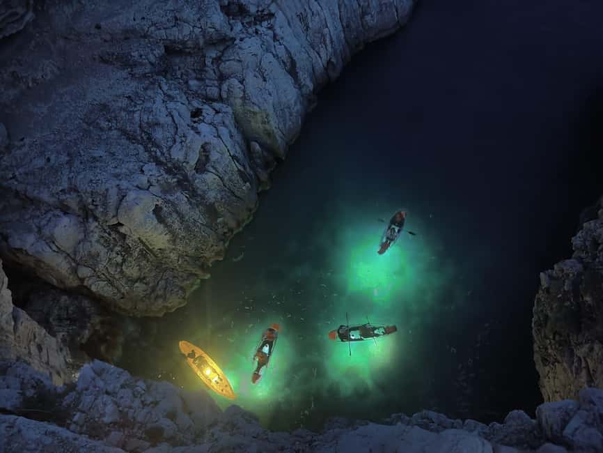 Pula: Cave Sunset/Night Tour in Transparent Kayak - Getting wet is part of the deal