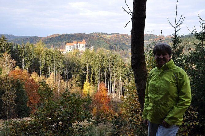 PUNKVA CAVES, ABYSS and PERNSTEJN CASTLE =only from Apr to Sep - Křtiny and the huge church in a tiny village