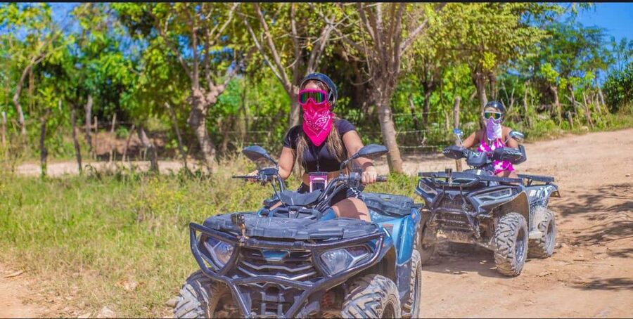 Punta Cana ATV Adventure: Beach & Cenote Tour with Pickup - ATV and buggy riding on private jungle paths