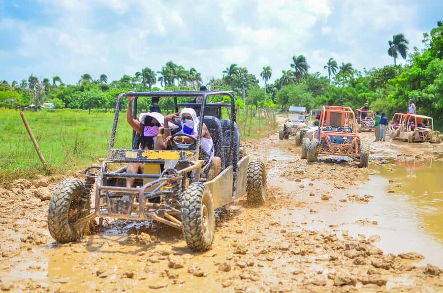 Punta Cana: Buggy Tour with Cenote Visit - Driving through mud, plantations, and a riverbed