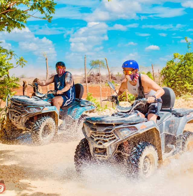Punta Cana : Done Buggy Excursions AtV /cenote on the Beach - Mud trails, plantations, and the riverbed