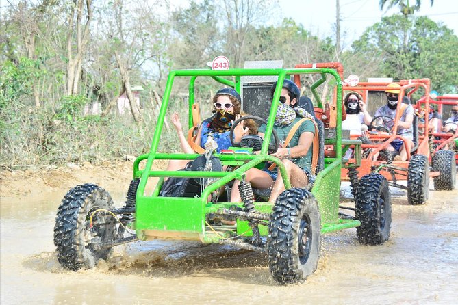 Punta Cana Dune Buggy Adventure and Amazing Water Cave - Mud, Macao Beach, and the best part of the ride