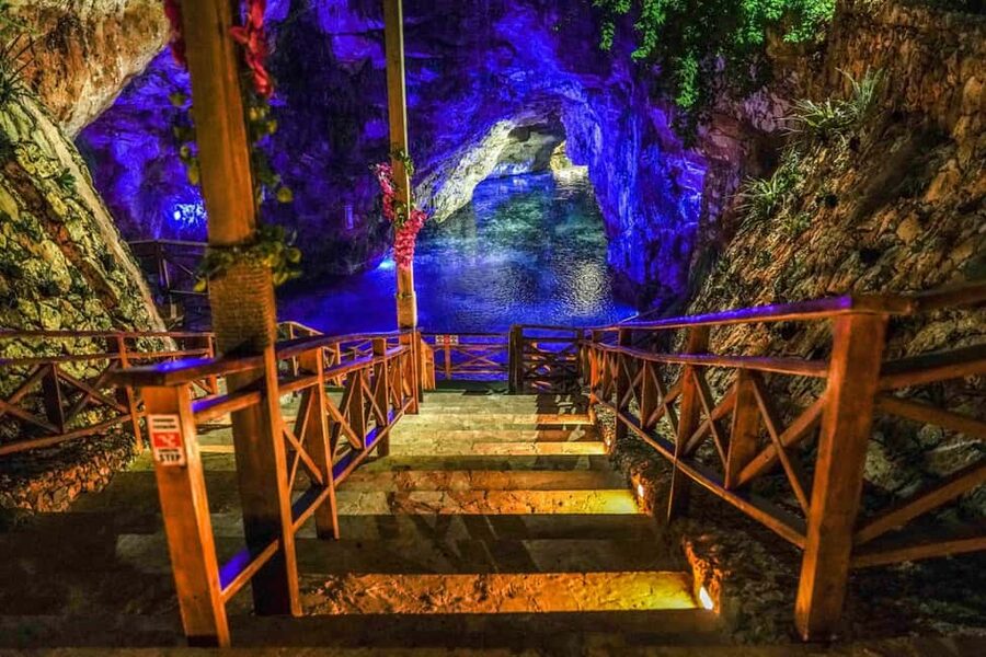 Punta Cana: Sunset Buggy Tour With Cave Swim and Dance Show - Dinner, coffee, and a bonfire finish