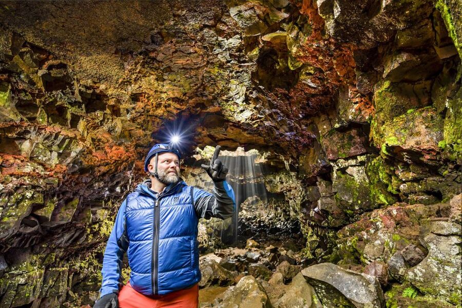 Raufarhólshellir Lava Tunnel: Underground Expedition - Walking back at your own pace