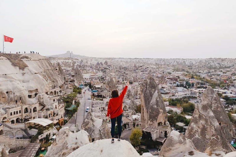 Red plus Kaymaklı Undergroundcity with guide lunch ticket - Uchisar Castle closes the day with a high view