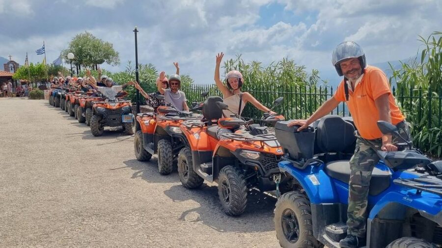 Rethymno Bali & Panormo:Quad Safari & visit Cave 57km 4hours - The Psiloritis view and the photo stops