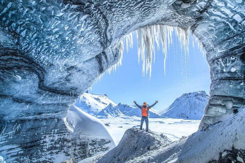 Reykjavik: Katla Ice Cave & South Coast Tour - Skógafoss makes a strong first major stop