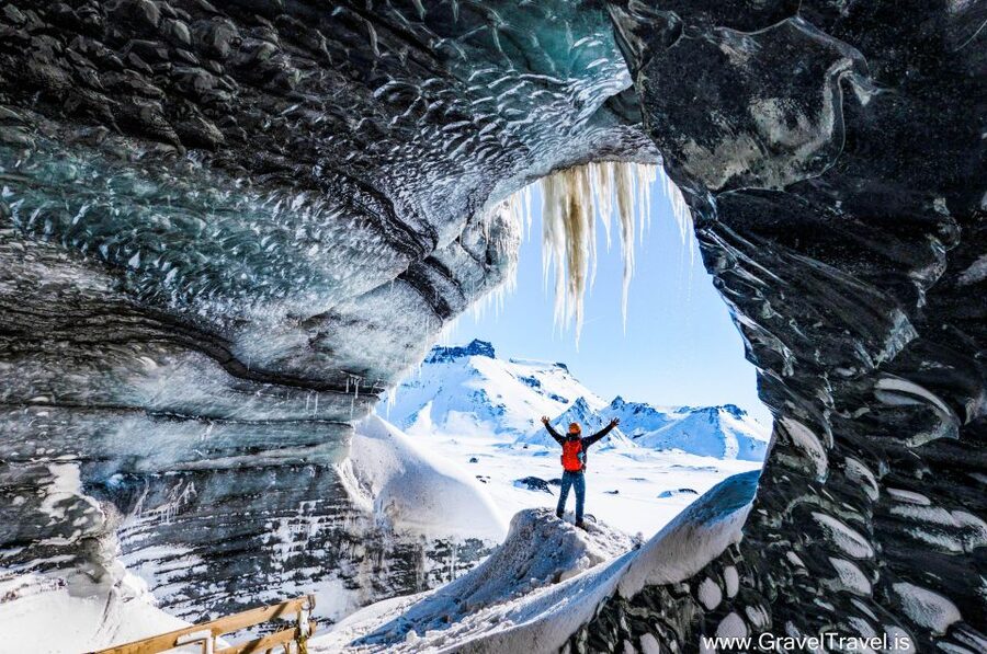 Reykjavik: South Coast and Katla Ice Cave Small Group Tour - Skogafoss brings power and scale
