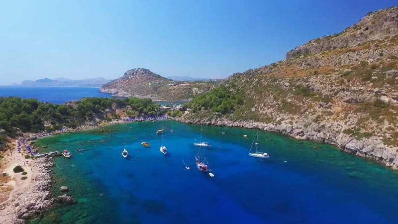 Rhodes: Anthony Quinn Bay & Sea Caves Snorkeling Cruise - Meeting the boat near Stama restaurant