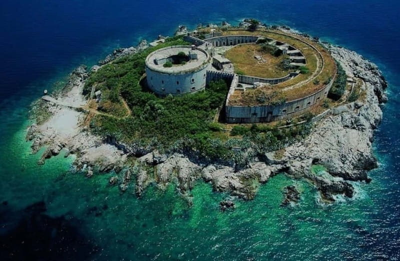 Risan: Blue Cave, Our Lady Of The Rocks - Pick Up - Former submarine tunnels: a brief wartime reminder