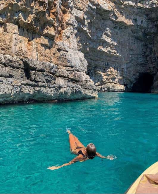 Risan: Blue Cave, Our Lady Of The Rocks - Pick Up - The Blue Cave: 25 minutes for swimming and photos