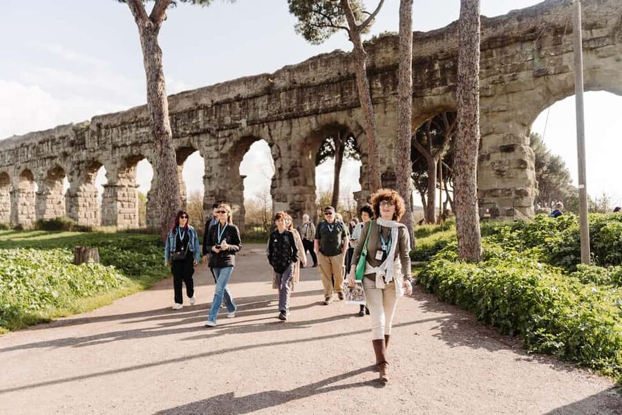 Rome: Appian Way, Aqueducts, and Catacombs Tour - Cecilia Metella’s round tomb and the power behind it
