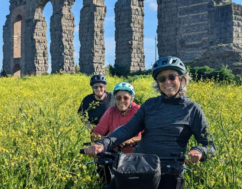 Rome: Appian Way, Aqueducts, & Catacombs E-Bike Guided Tour - What the $86 price includes