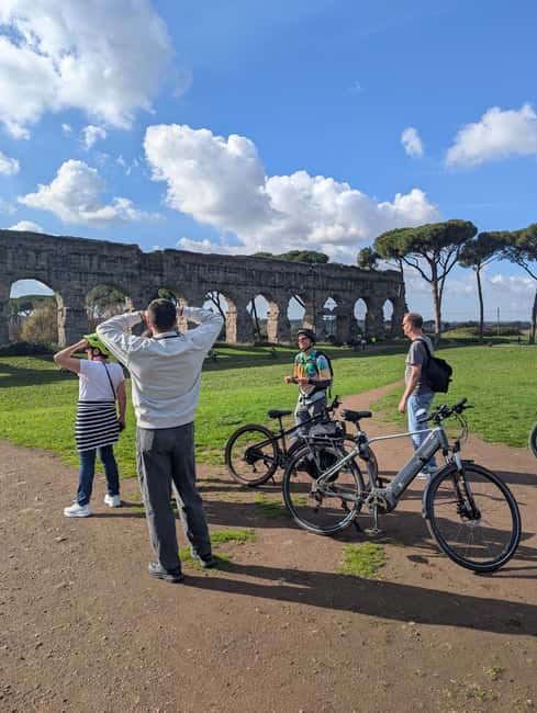 Rome: Appian Way, Aqueducts, & Catacombs E-Bike Guided Tour - What the e-bike really changes