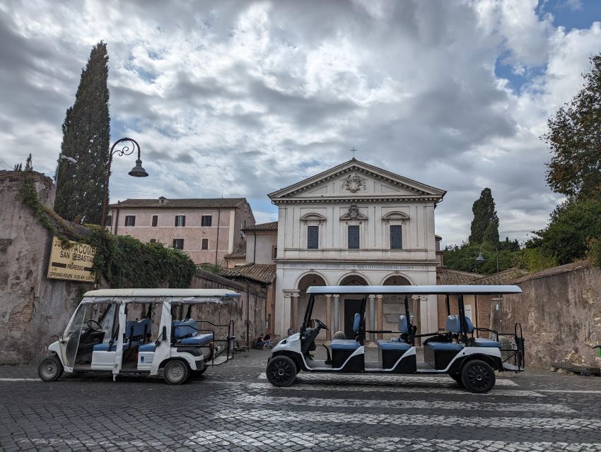 Rome: Appian Way & Catacombs Golf Cart Shared Tour - Key points to know