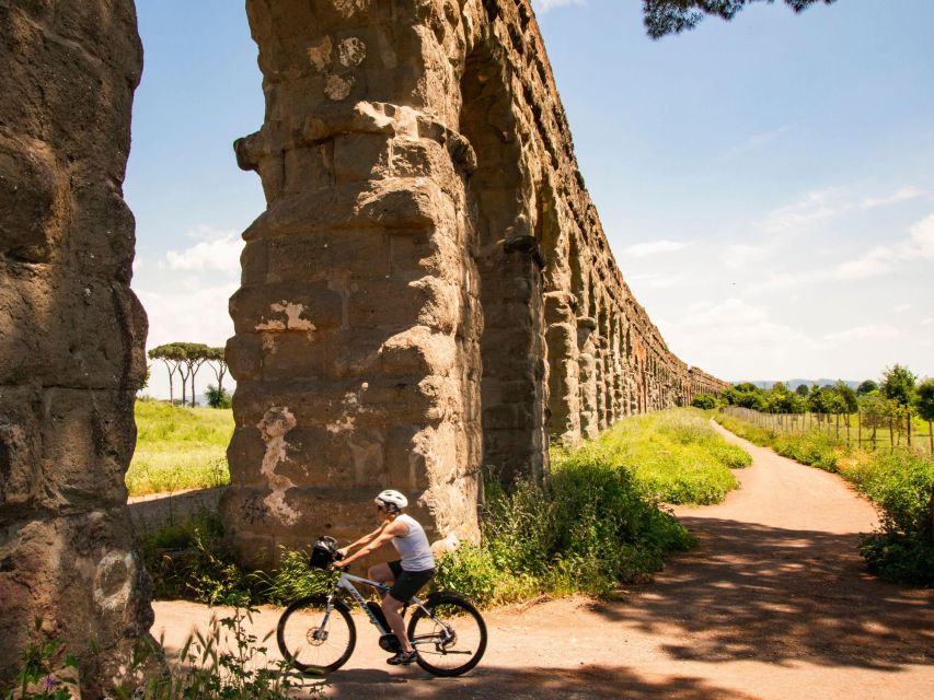 Rome: Appian Way, Catacombs & Roman Aqueducts Top EBike Tour - The Aqueducts Park and its giant arches