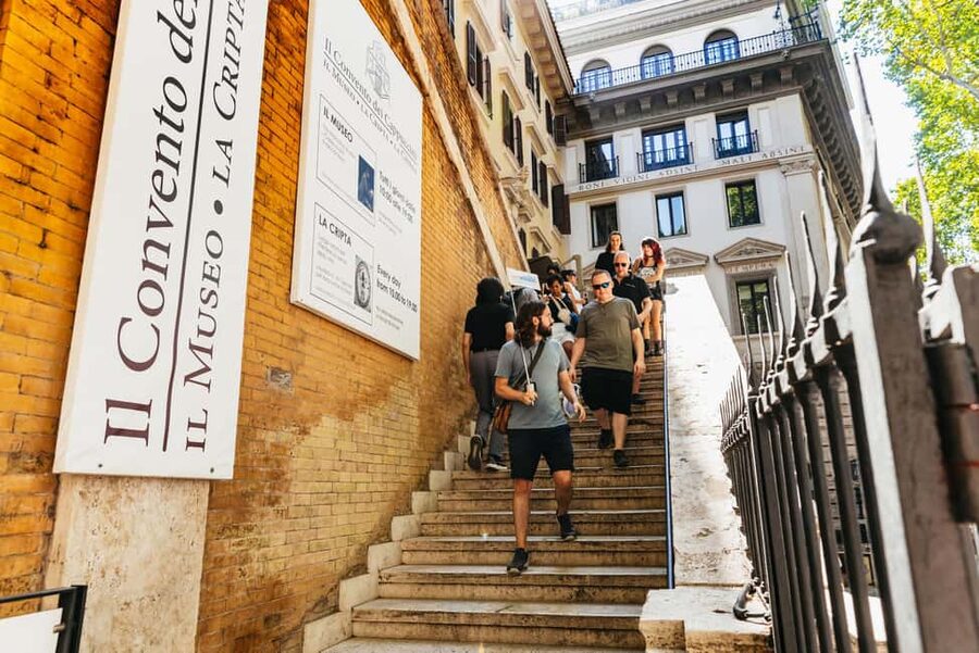 Rome: Capuchin Crypts and Catacombs Tour with Transfers - San Martino ai Monti, Rome built in layers