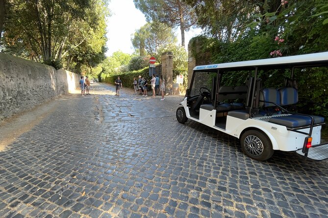 Rome Catacomb & Appian Way Small-Group Tour by Golf Cart - Domine Quo Vadis connects legend and place