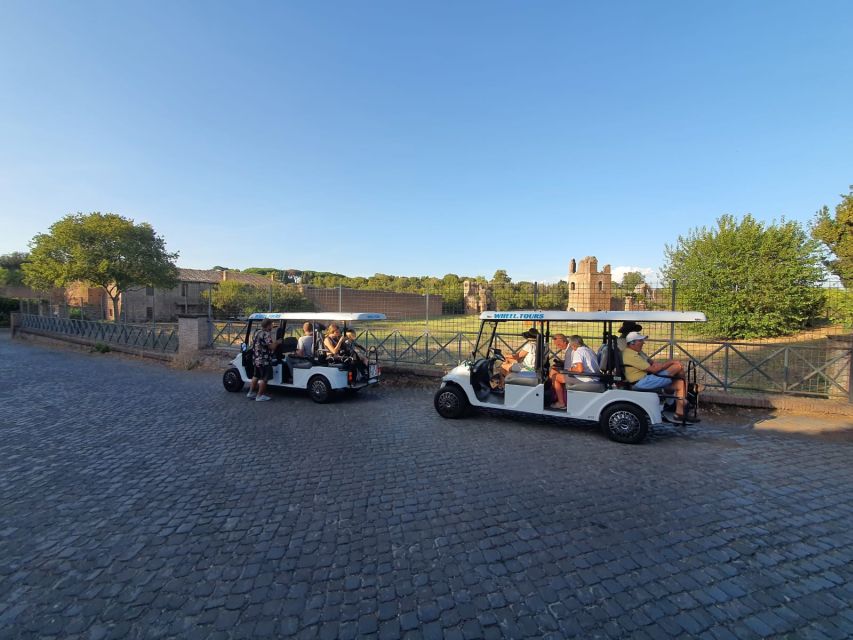Rome: Catacombs and Appian Way Golf Cart Small-Group Tour - From Termini to the Colosseum
