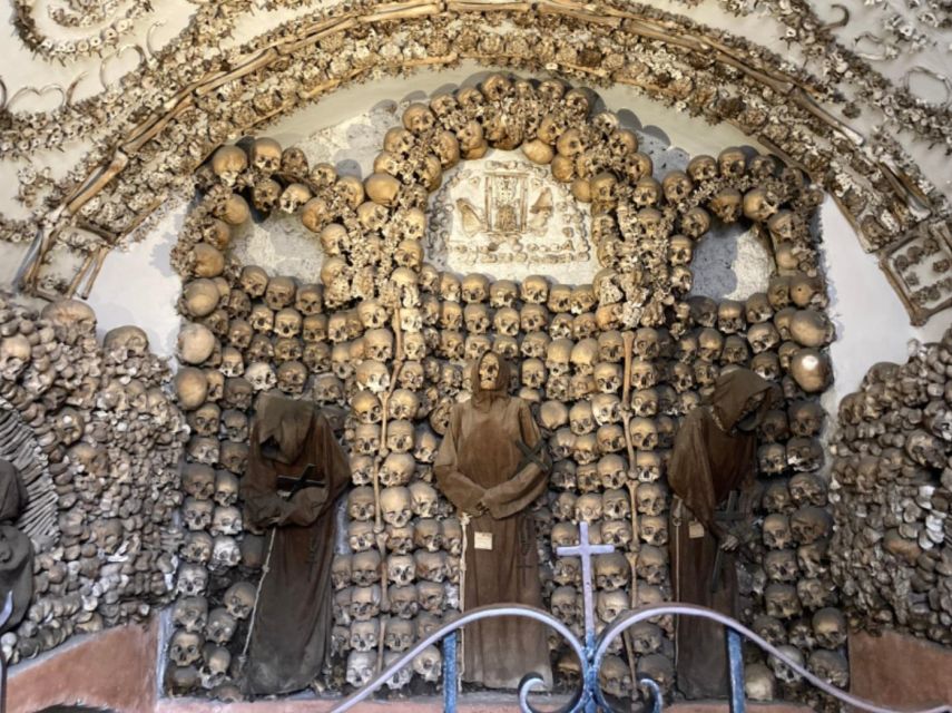 Rome: Catacombs and Capuchin Crypt Guided Tour with Transfer - Inside the five Bone Chapels