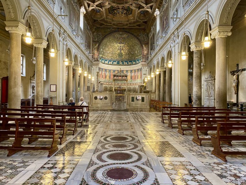 Rome: Catacombs & St Clement's Underground Semi-Private Tour - The van ride to Domitilla