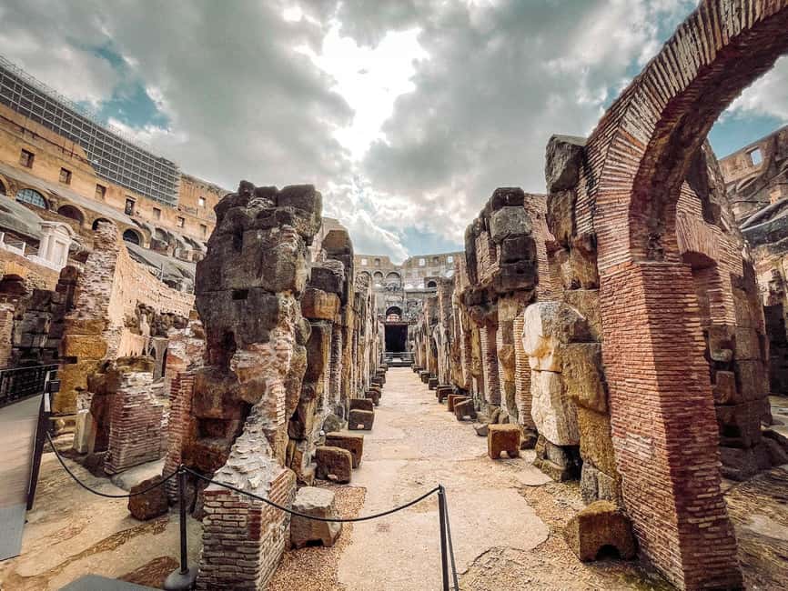 Rome: Colosseum Underground and Arena Tour - Walking onto the arena floor