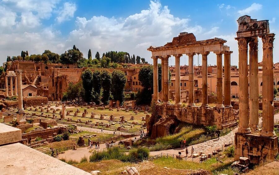 Rome: Exclusive Colosseum Underground and Arena Guided Tour - Walking through the Roman Forum