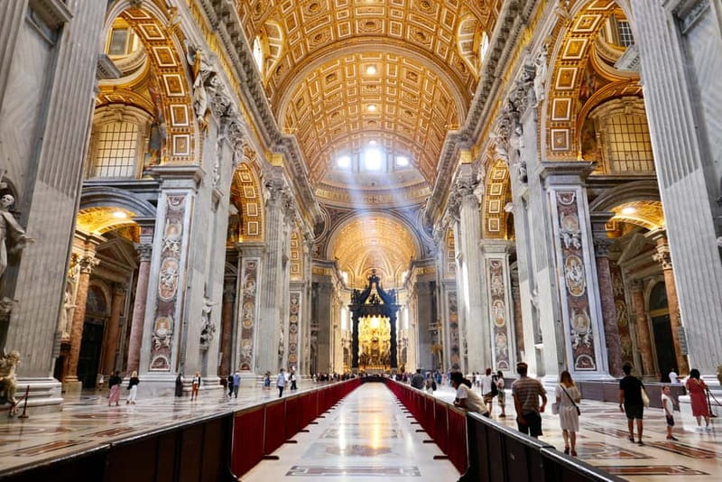 Rome: Guided Tour of St. Peter's Basilica, Grottoes & Square - Entering St. Peter’s Basilica