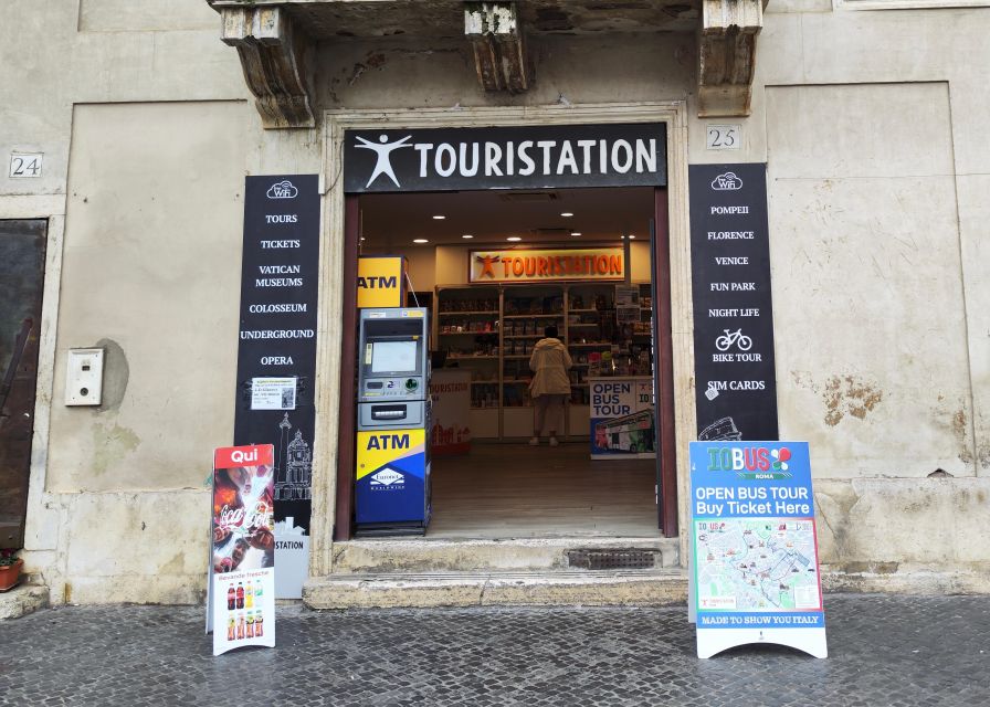 Rome: Navona Square Underground Ticket with Audio Guide - Travertine, brickwork, and marble entrances