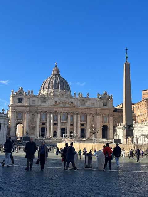 Rome: St. Peter's Basilica and Papal Grottoes Guided Tour - Starting beside Bernini’s colonnade