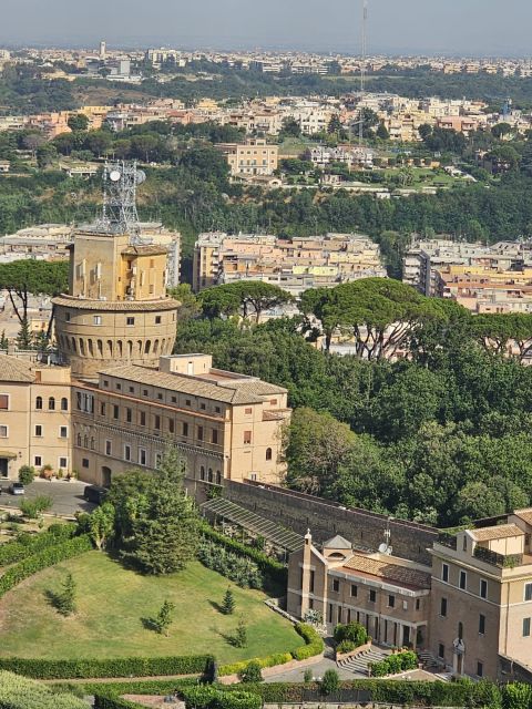 Rome: St. Peter's Basilica, Dome, and Vatican Grottoes Tour - Climbing the dome by elevator and stairs