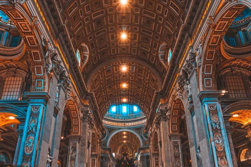 Rome: St. Peter’s Basilica Tour with Vatican Grottoes - Bernini’s Baldachin anchors the church