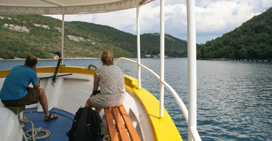 Rovinj: Lim Fjord and Pirate Cave Boat Tour - The Pirate Cave and its café