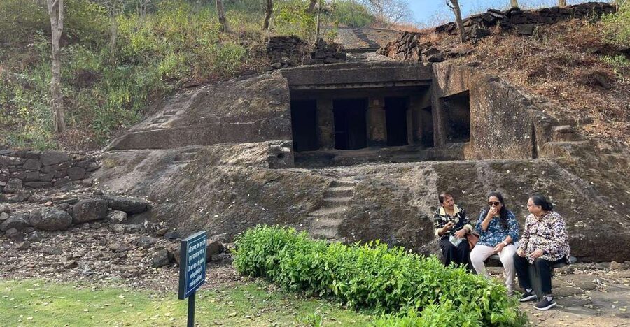 Sanjay Gandhi National Park + Kenheri Caves + Lion Safari - Kanheri’s 109 caves and carved details