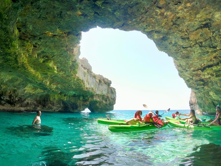 Santa Maria di Leuca: Kayak and Canoe Tour in the caves - How much value do you get for $61.49?