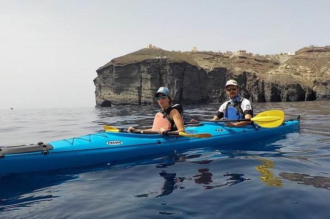 Santorini Sea Kayak - South Discovery, Small Group incl. Sea Caves and picnic - White Beach, Kambia Beach, and time to swim