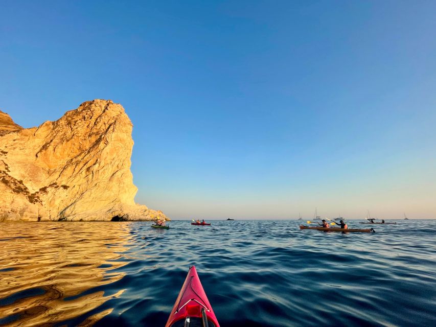 Santorini: South Sea Kayaking Tour with Sea Caves and Picnic - What the $135 price includes