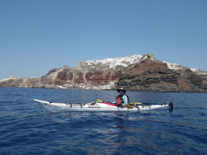 Santorini: South Sea Kayaking Tour with Sea Caves and Picnic - Starting at Akrotiri Beach