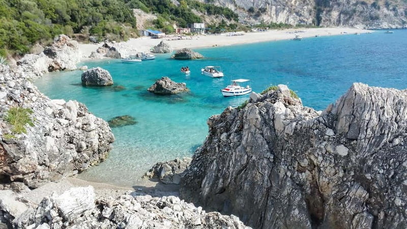 Sarandë: Boat Tour at Kroreza & Hidden Caves with Snorkeling - A lively way to reach Albania’s quieter beaches